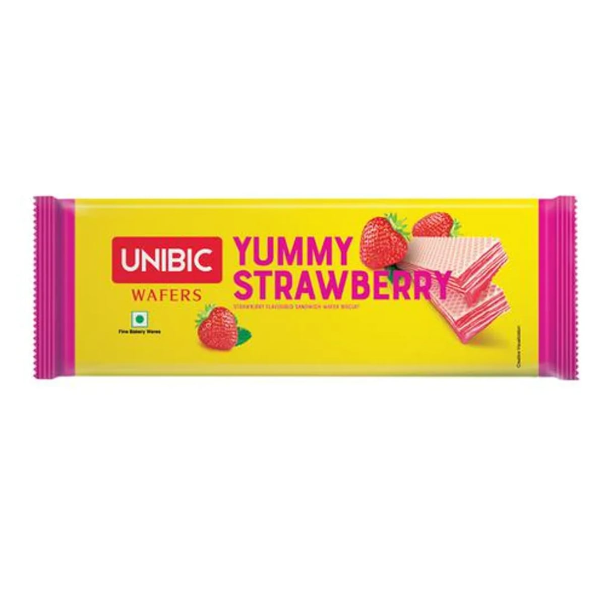 Unibic Wafers Yummy Strawberry 75 G Pack of 3