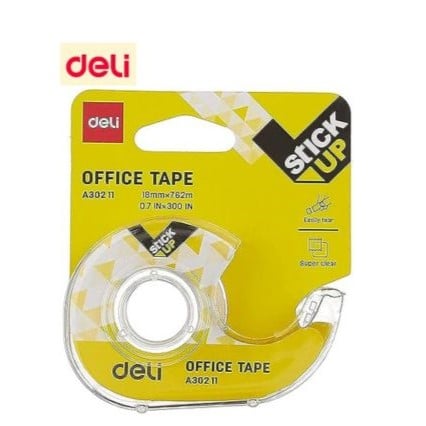 Deli Invisible Tape 18mmX7.62m
