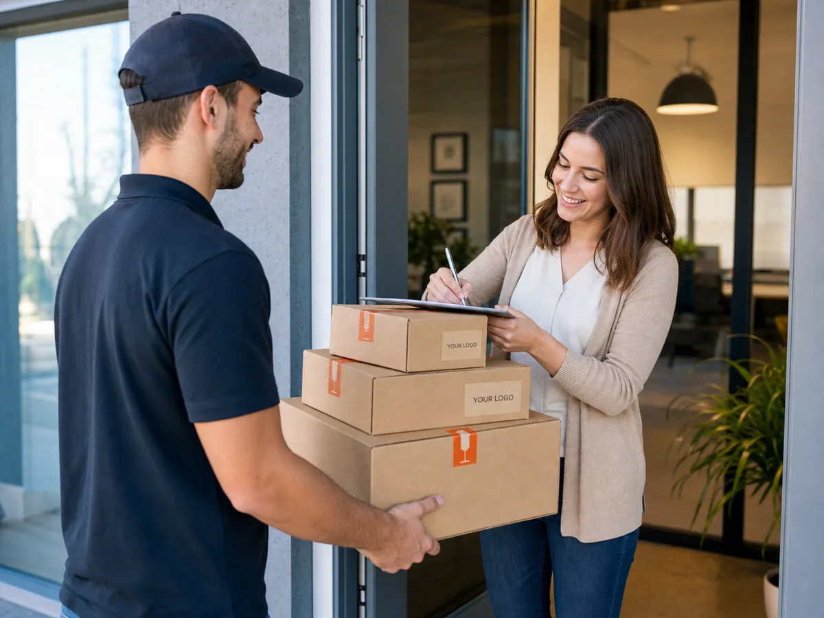 It arrives at your door