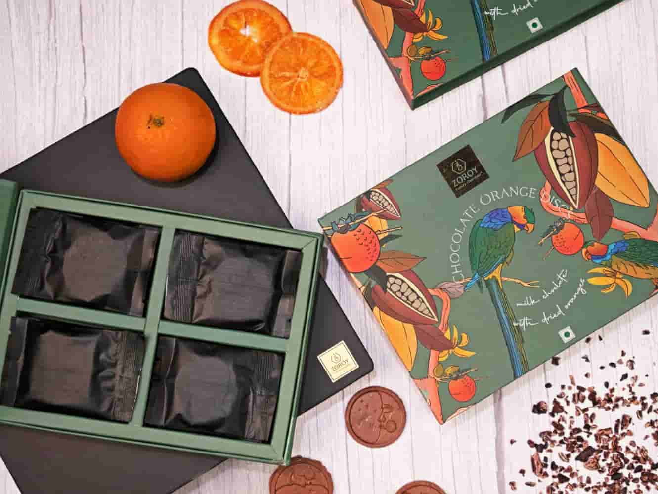 Zoroy Opulence Festive Gift Hamper Of Assorted Chocolates, Almond Dry Fruits And T-Lite Candle Holder