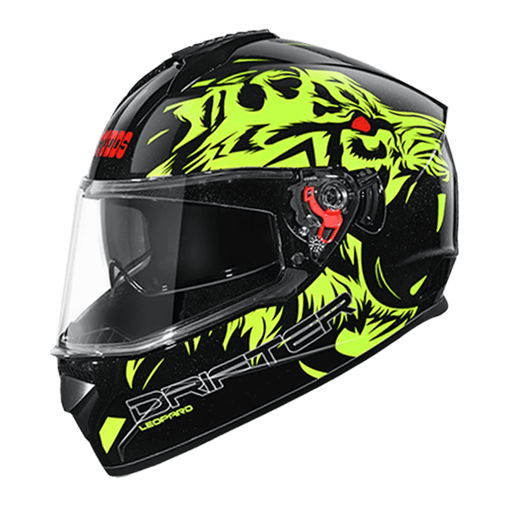 Studds Drifter D2 With Clear Visor With Spoiler Matt Black N5 L Helmet