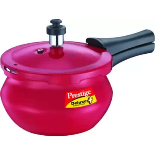 Prestige 2 Ltr Alu Deluxe Plus Handi Red Cooker