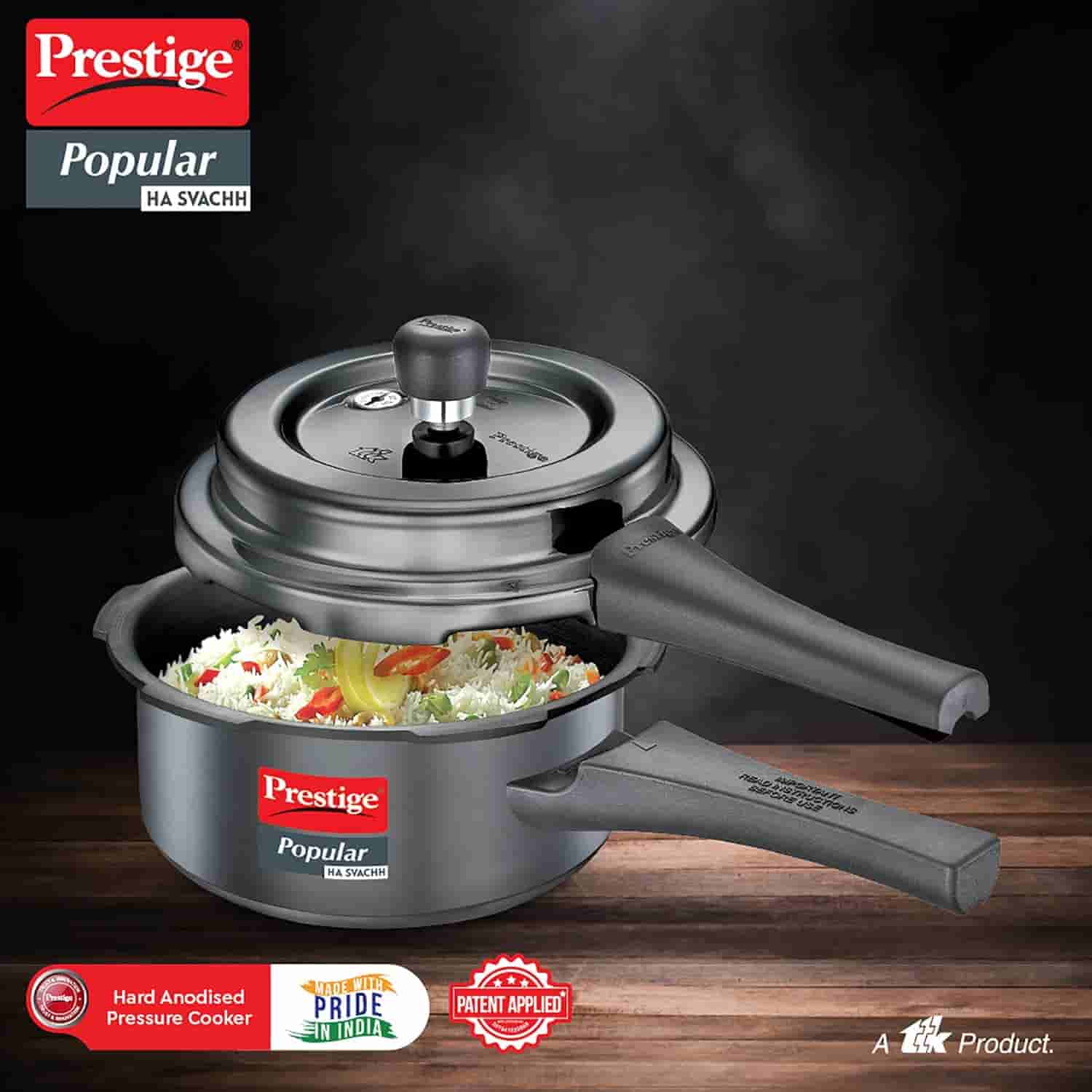 Prestige 20334 Popular Hard Anodized Svachh� 2 Ltr