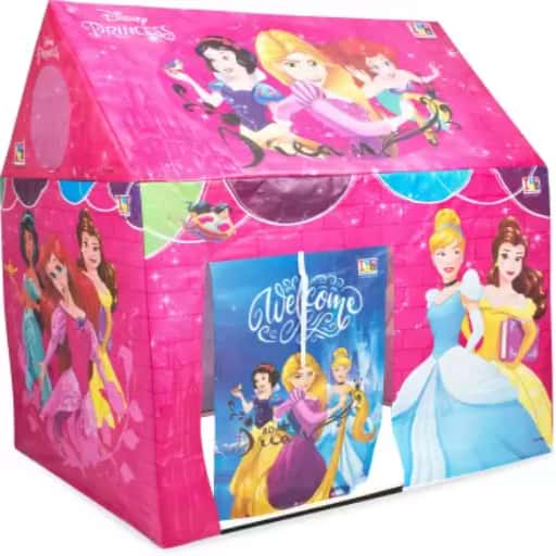 Disney Princess Role Play Pipe Tent House For Kids (Multicolor)