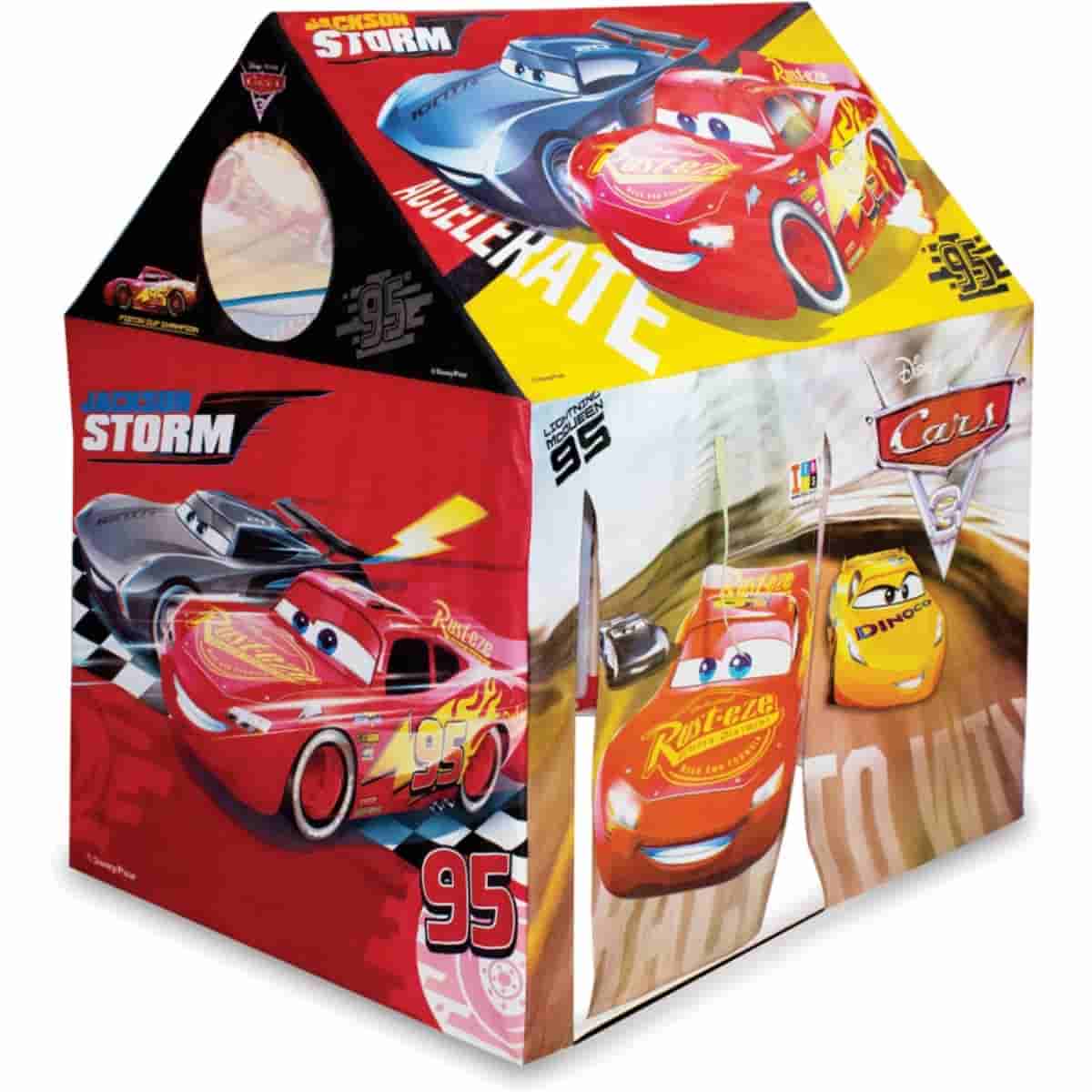 Itoys DISNEY Cars Role Play Pipe Tent House for Kids (Multicolor)