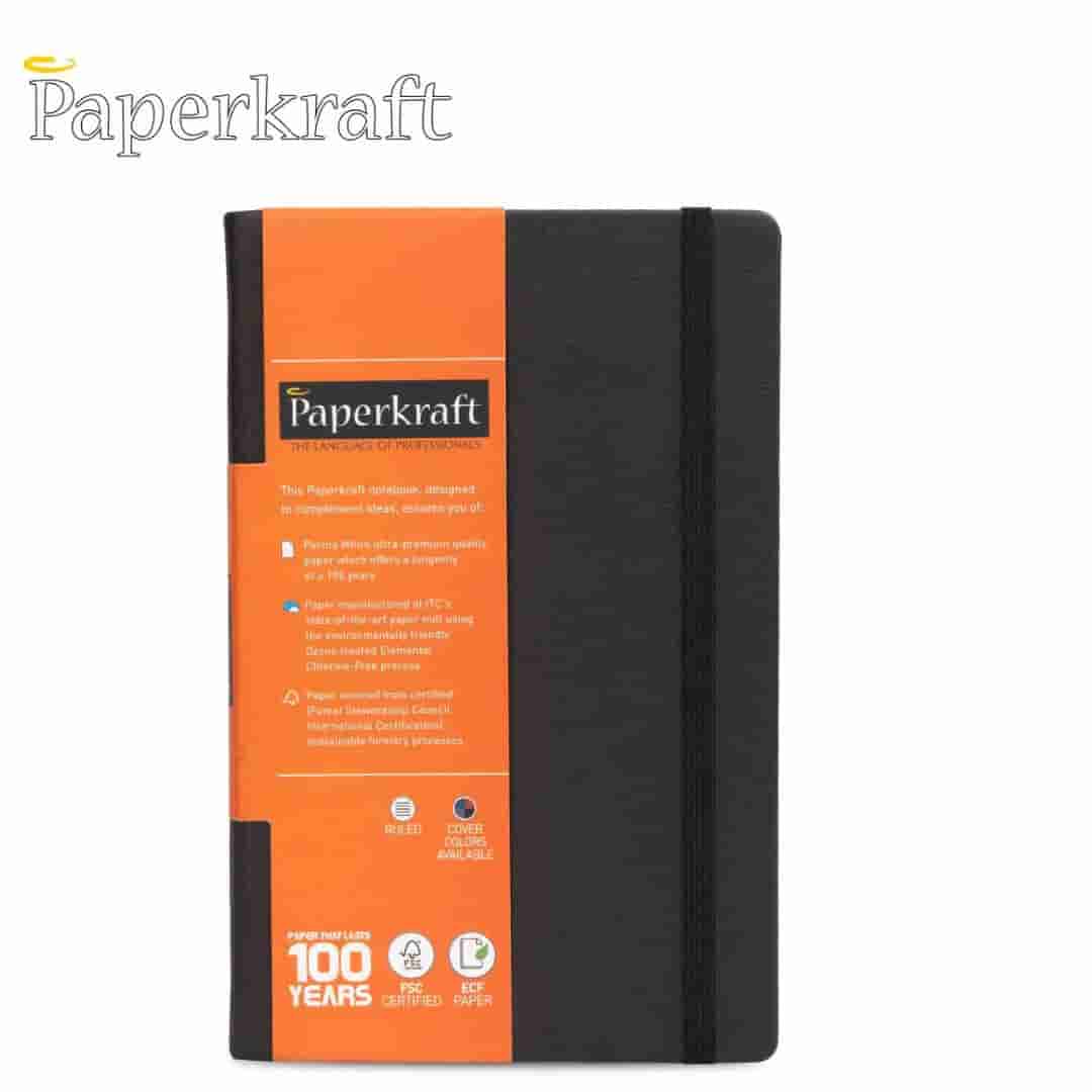 PaperKraft Signature Series Hard Gray Cover Ruled Note Book 240Pg(210X133)