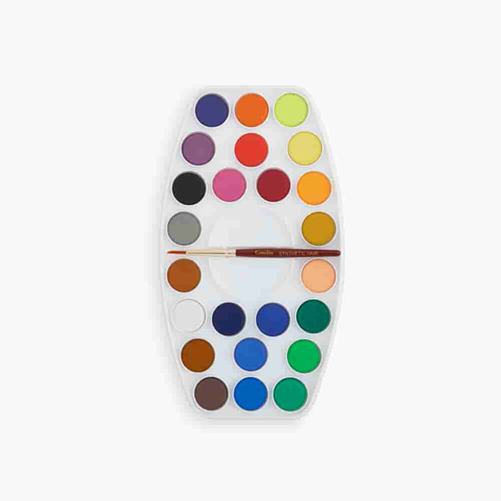 Camlin Student Water Colour Cakes 24 Shades