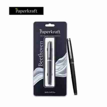Paperkraft Beethoven Premium Matallic Finish Roller Ball Pen Blue