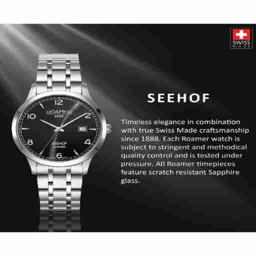 Roamer Seehof Gents Black W/Pnp Watch