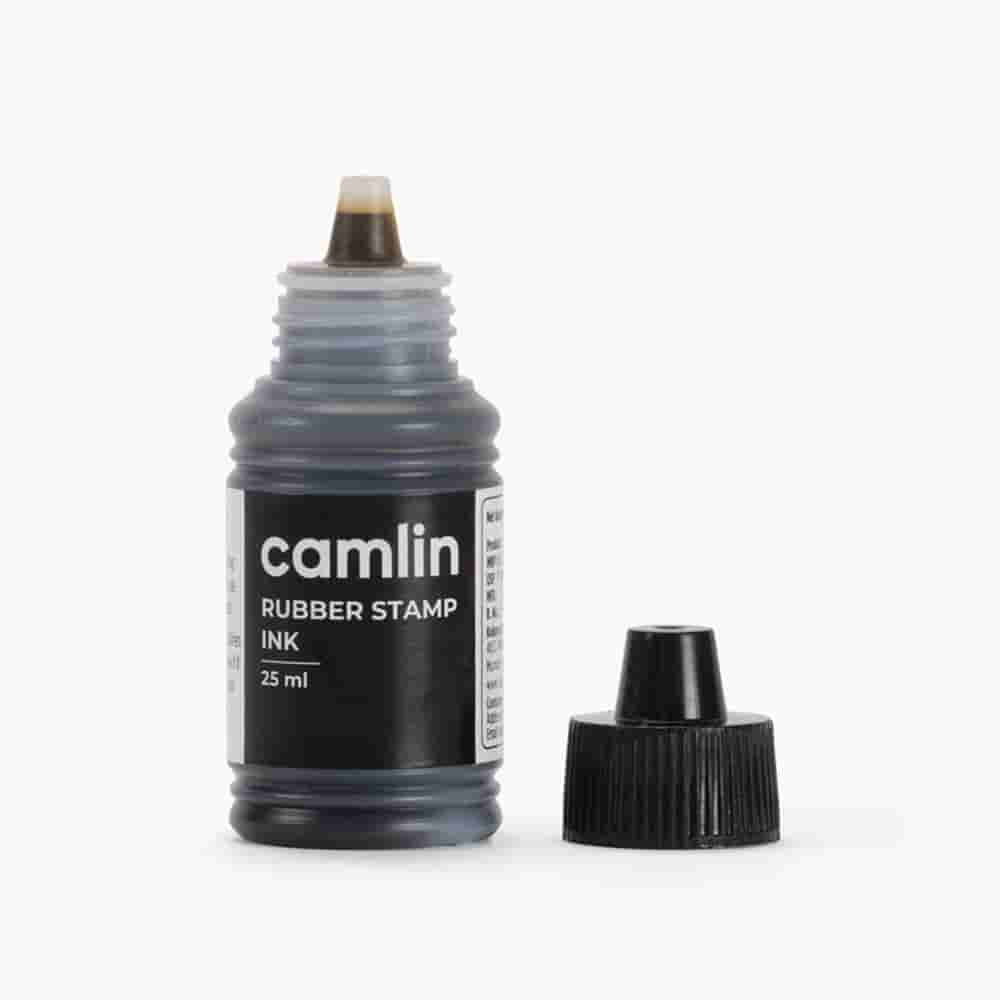 Camlin Rubber Stamp Ink Black 25ml