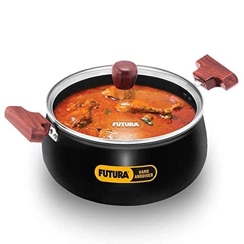 Hawkins ACH40G 4 Ltr Futura Ha Cook-N-Serve Handi With Glass Lid