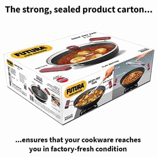 Hawkins AD20G 2 Ltr Futura HA Deep-Fry Pan With Glass Lid