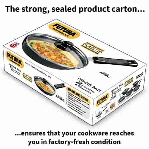 Hawkins AF22G Frying Pan 22 cm With Glass Lid