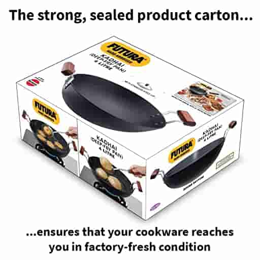 Hawkins AK40S Deep Fry Pan (Round Bottom) 4 Ltr With SS Lid