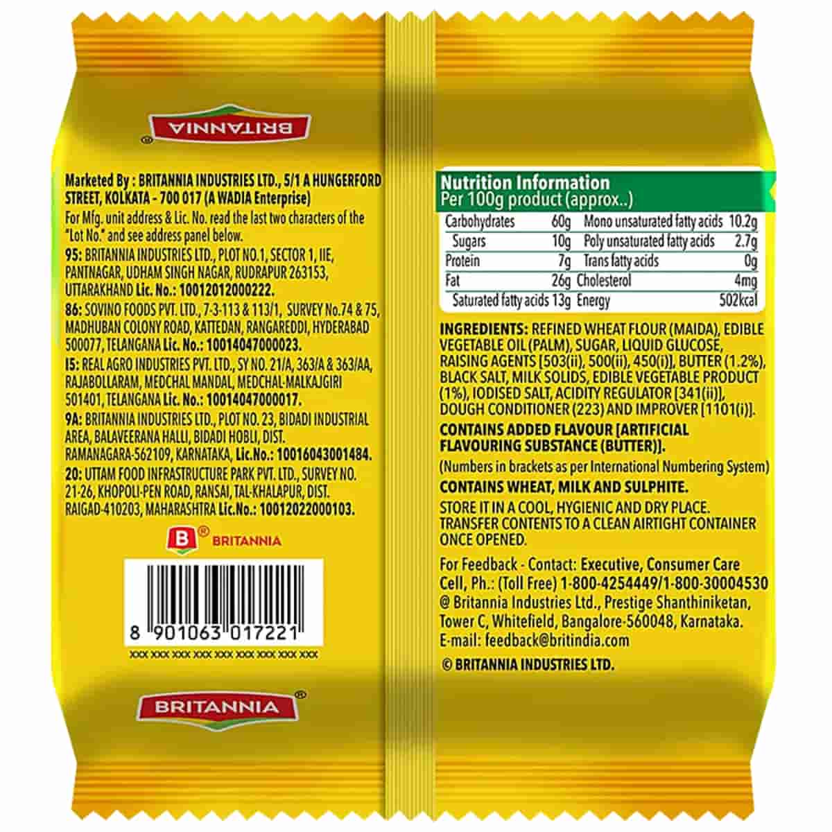 Britannia 50-50 Maska Chaska 105G