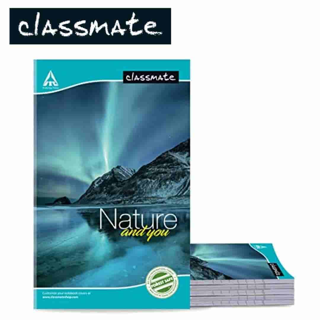 Classmate Hard Bounded Single Line Long Note Book 160Pg (272X167mm)