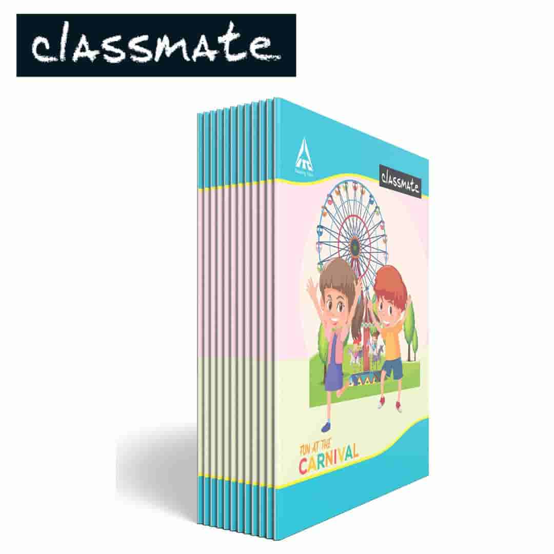 Classmate Hard Bounded Unruled Note Book 192Pg (210X170mm)