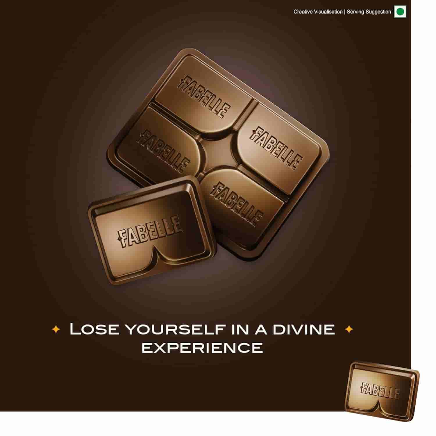 Fabelle Divine Dark 64% With Colombia Cocoa Luxury Dark Chocolate Bar