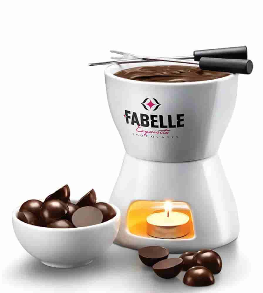 Fabelle Fondue Pot for Melting Dipping Chocolate