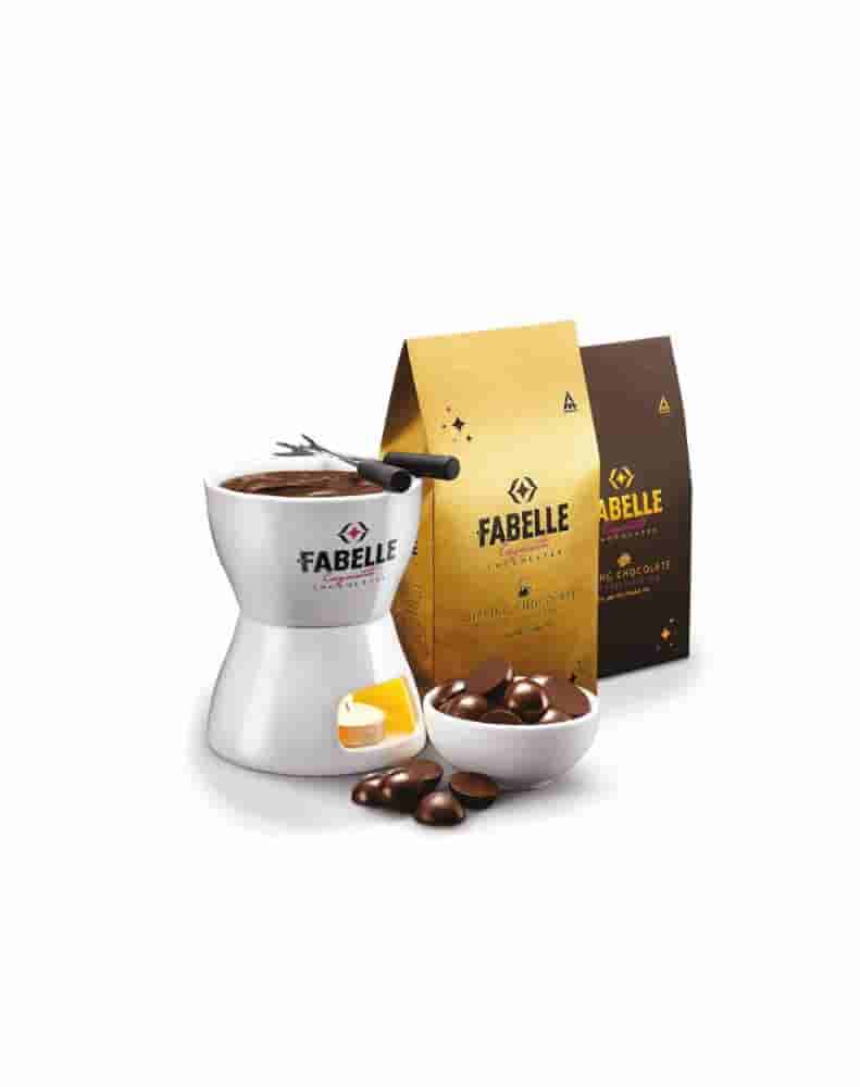 Fabelle Fondue Pot for Melting Dipping Chocolate