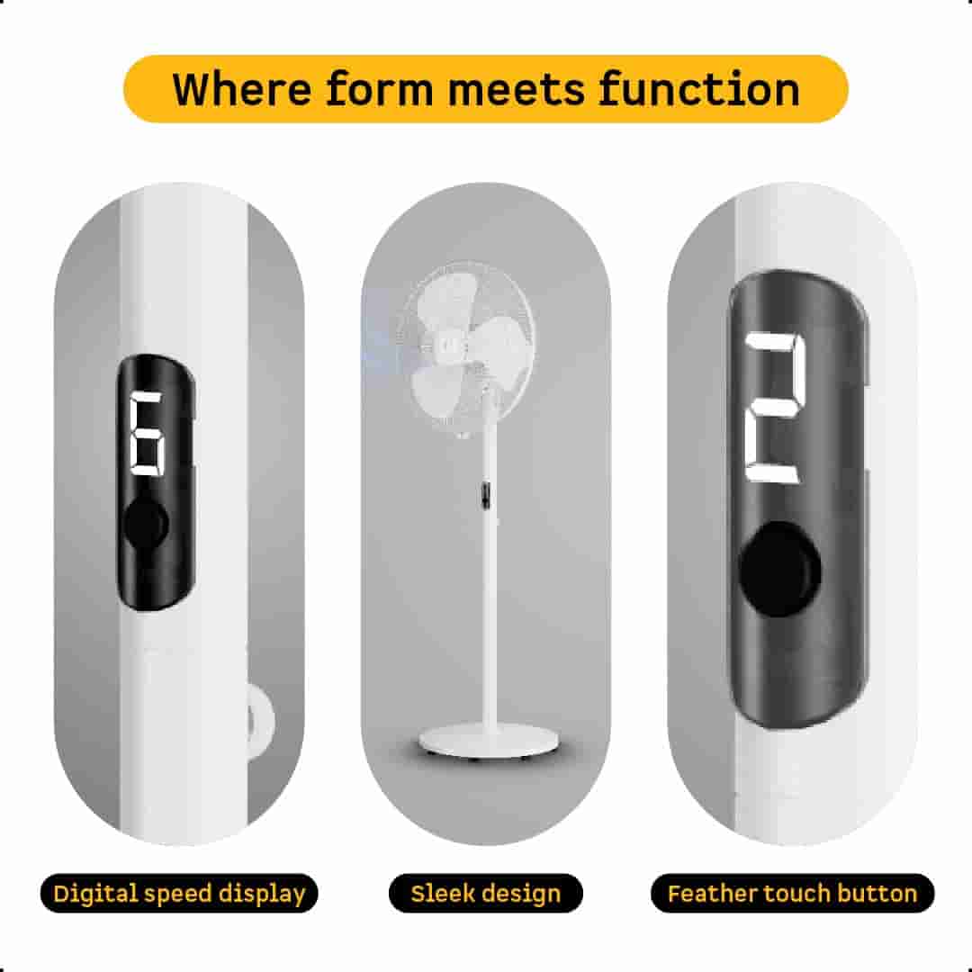 Atomberg Renesa PF Swing 0.4M Snow White