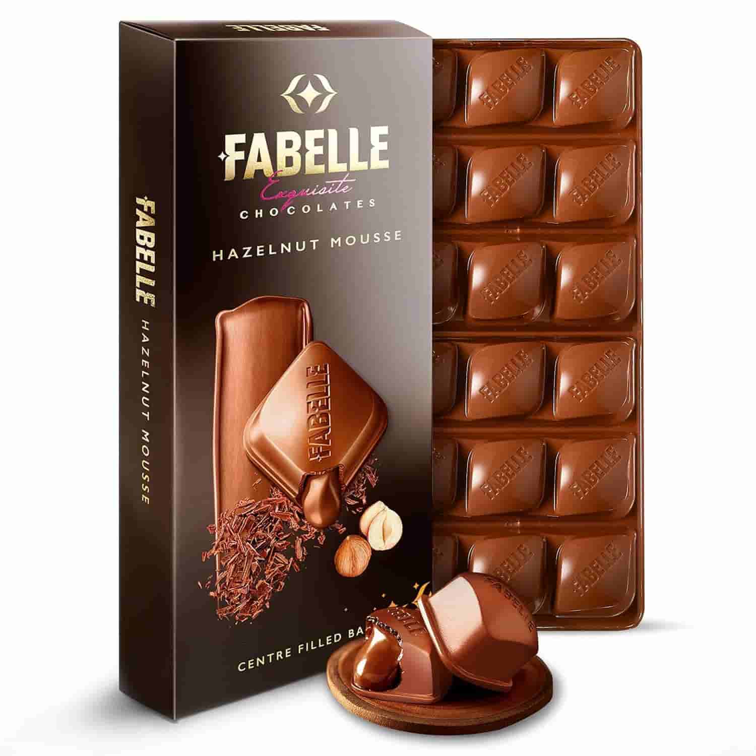 Fabelle Hazelnut Mousse Luxury Milk Chocolate Bar
