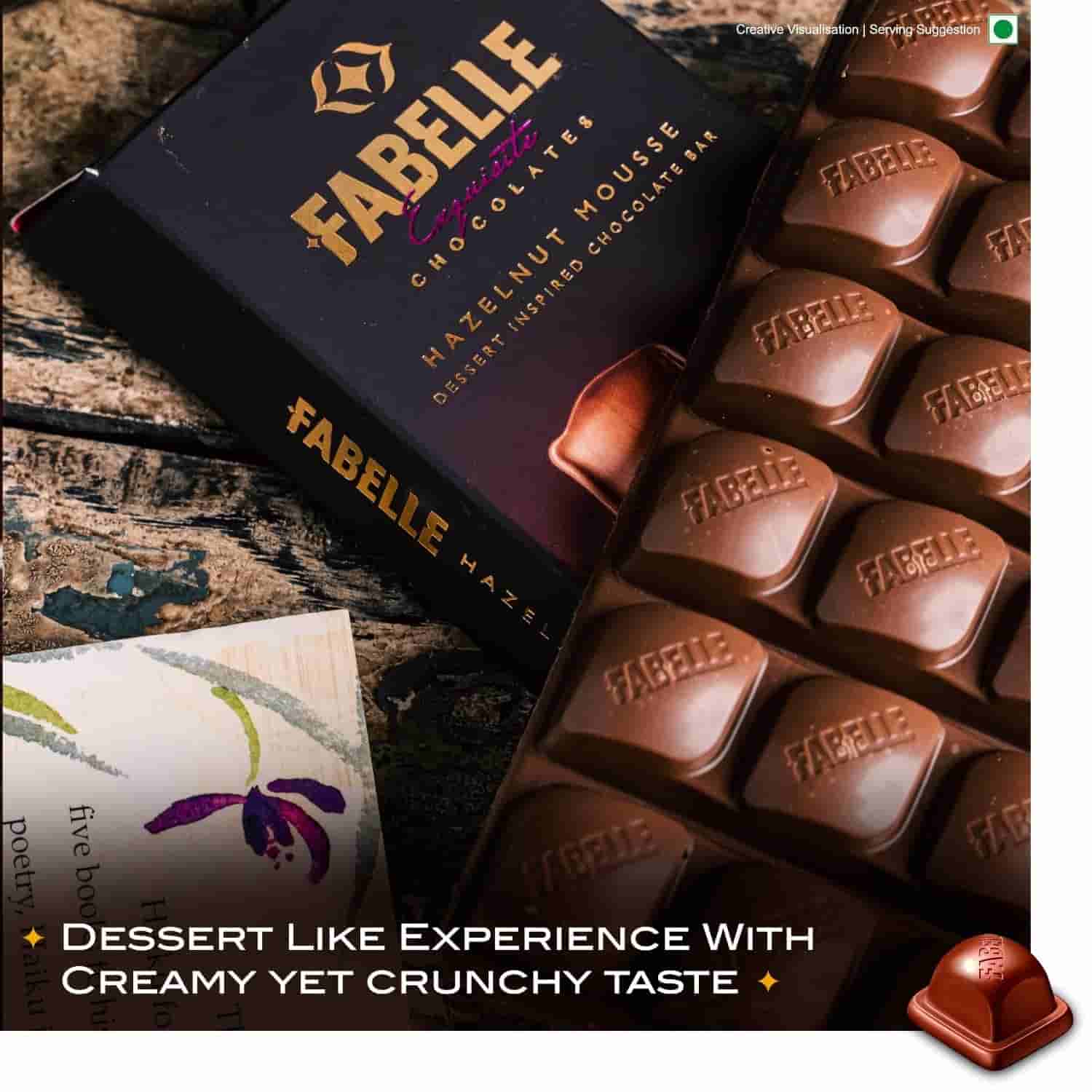 Fabelle Hazelnut Mousse Luxury Milk Chocolate Bar