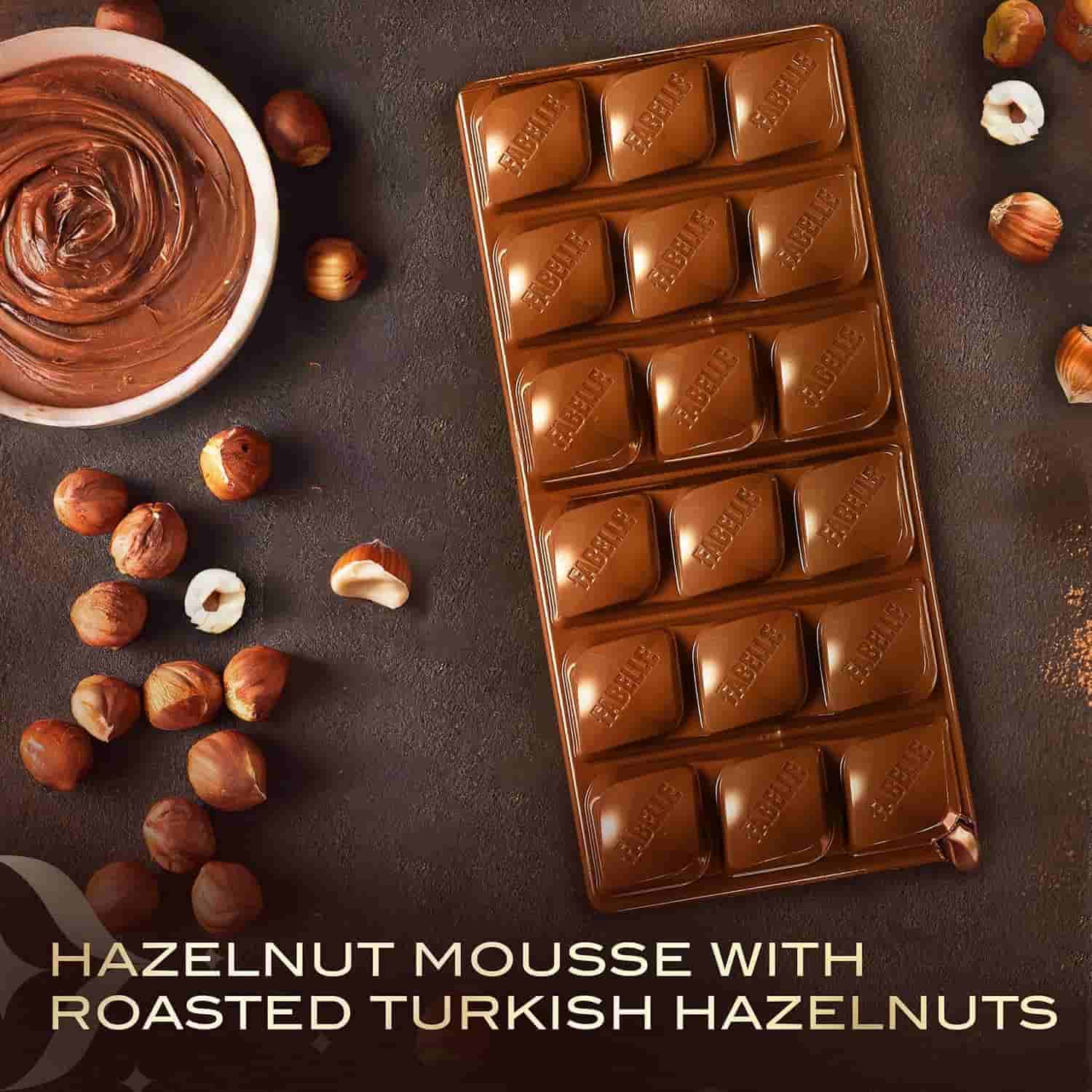 Fabelle Hazelnut Mousse Luxury Milk Chocolate Bar