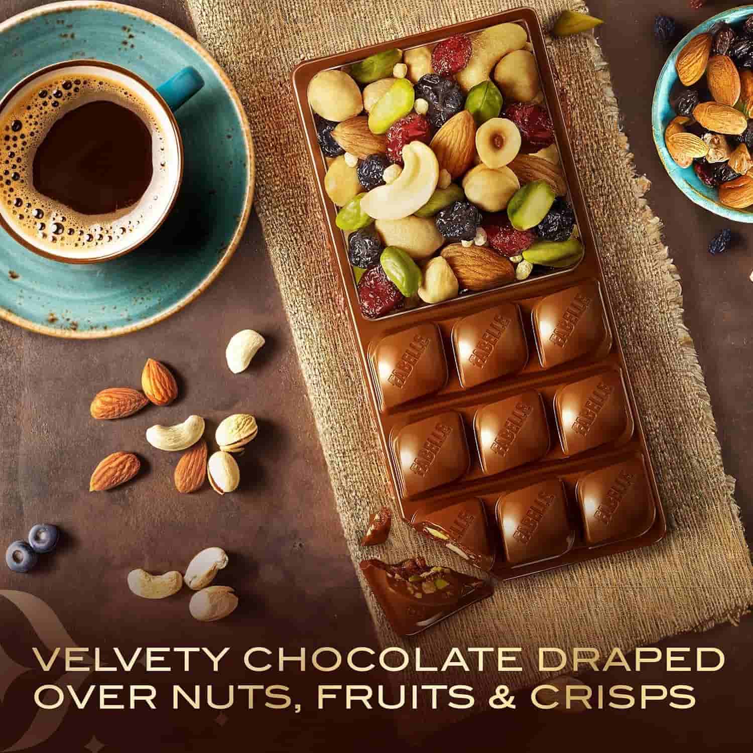 Fabelle Rocky Road Luxury Milk Chocolate Bar