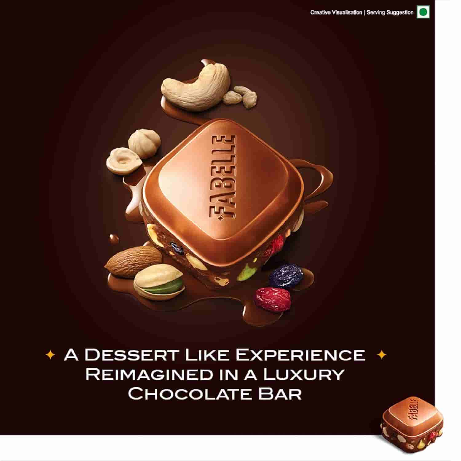 Fabelle Rocky Road Luxury Milk Chocolate Bar