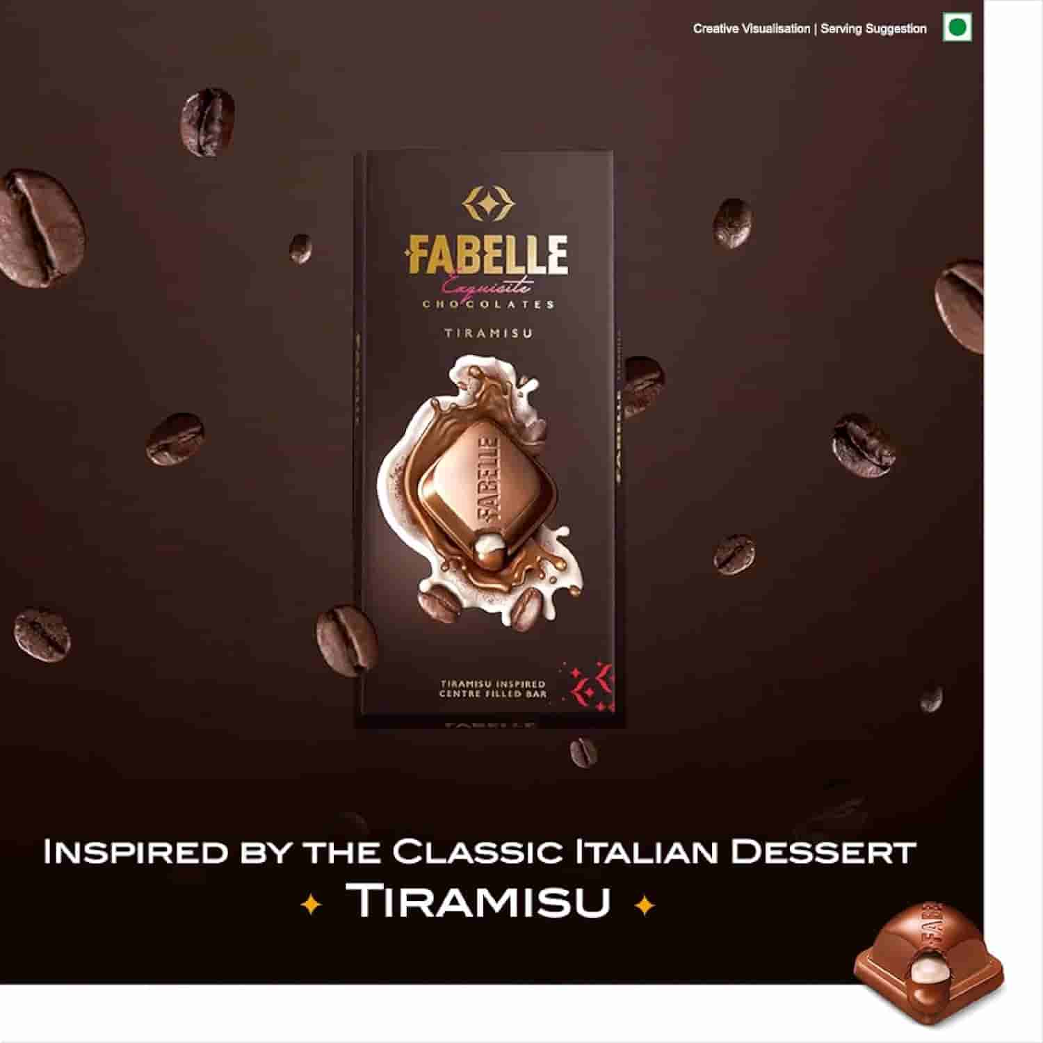 Fabelle Tiramisu Luxury Milk Chocolate Bar