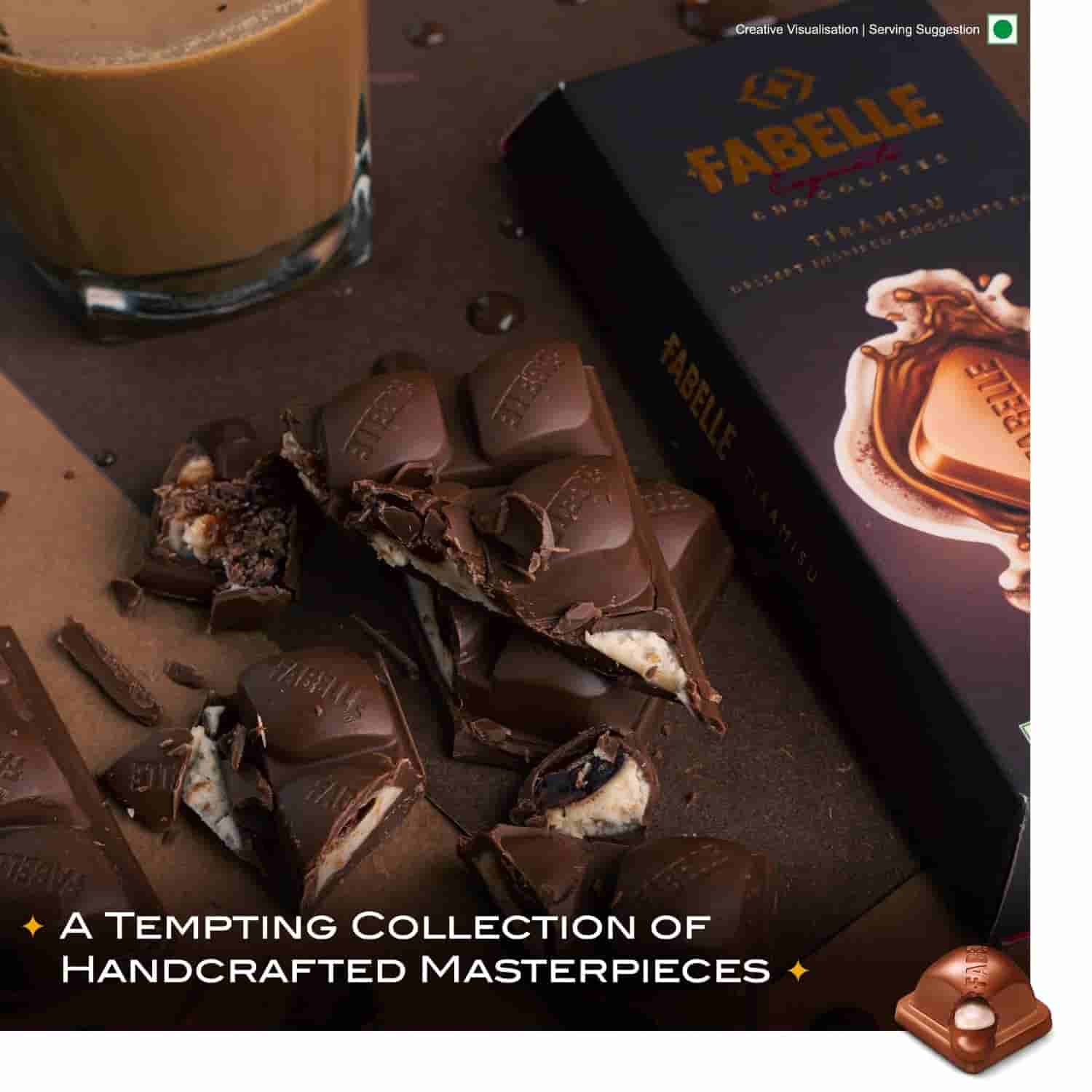 Fabelle Tiramisu Luxury Milk Chocolate Bar