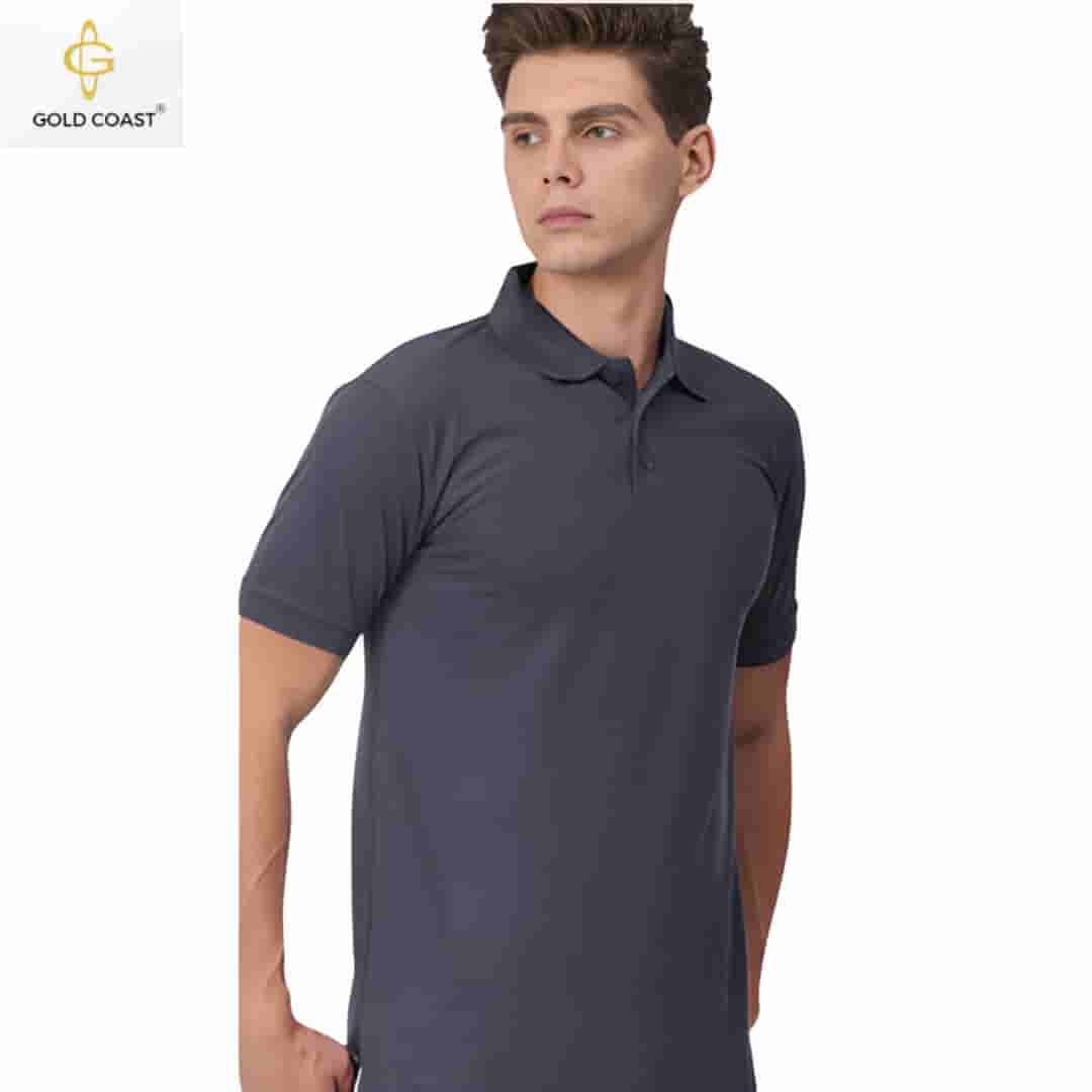 Gold Coast Air-Tex Dry-fit Polo T-Shirt - Grey