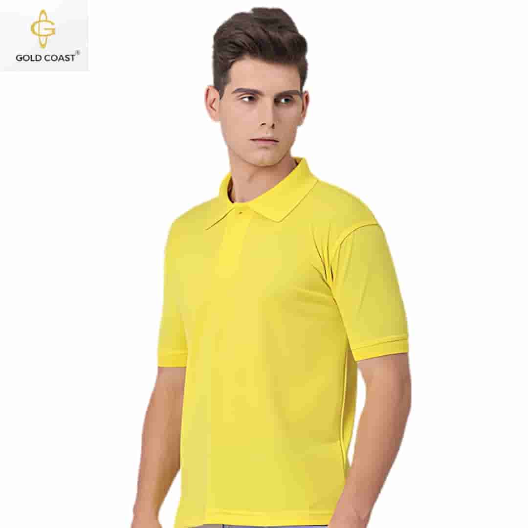 Gold Coast Air-Tex Dry-fit Polo T-Shirt - Yellow