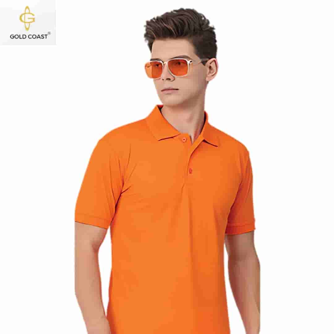 Gold Coast Air-Tex Dry-fit Polo T-Shirt - Orange