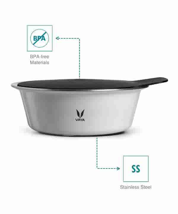 Vaya Hautecase Serveware HC 1500 Stack Lid - Cool Grey