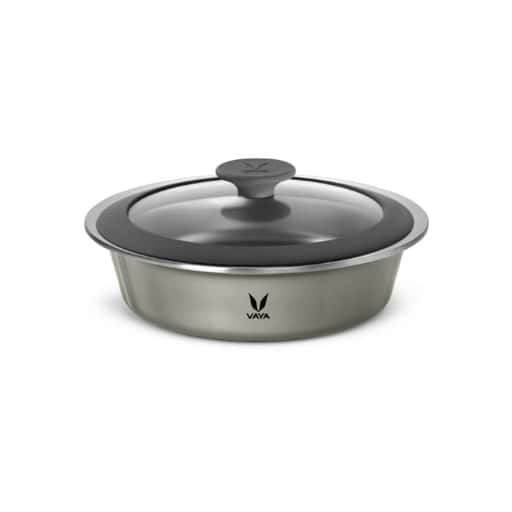 Vaya Hautecase Serveware HC 1100 Glass Lid - Cloud Grey