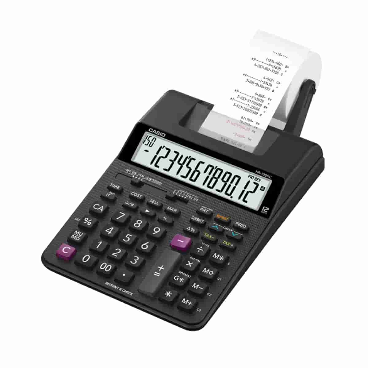 Casio HR-100RC 150 Steps Print & Reprint Calculator