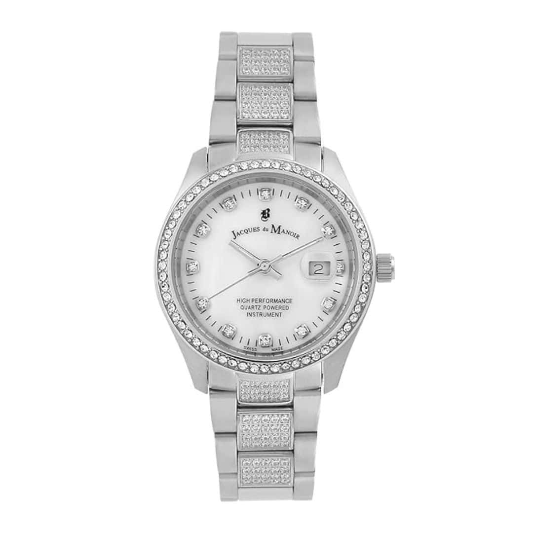 Jacques Du Manoir Inspiration Beauty Analog White Dial Women's Watch