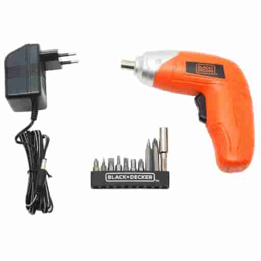 Black + Decker 3.6v Nicd Cordless Screw Driver Kit