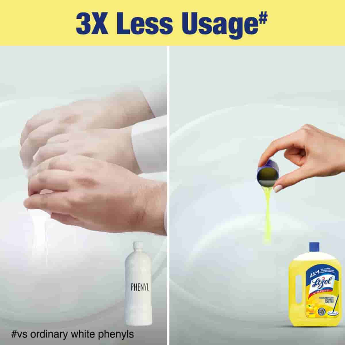 Lizol Disinfectant Surface Cleaner Citrus 2 L