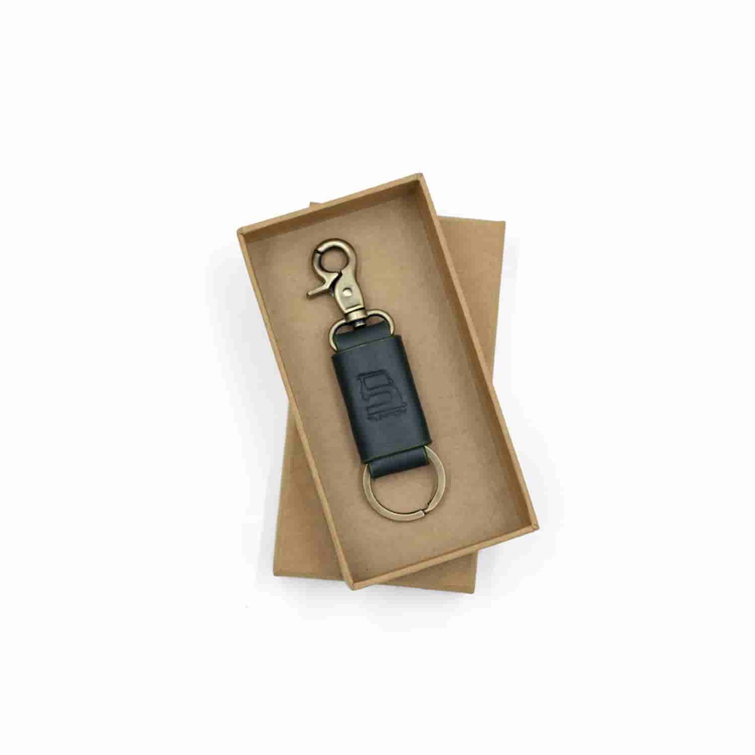 Leather Chef Leather Key Loop (Army Green)