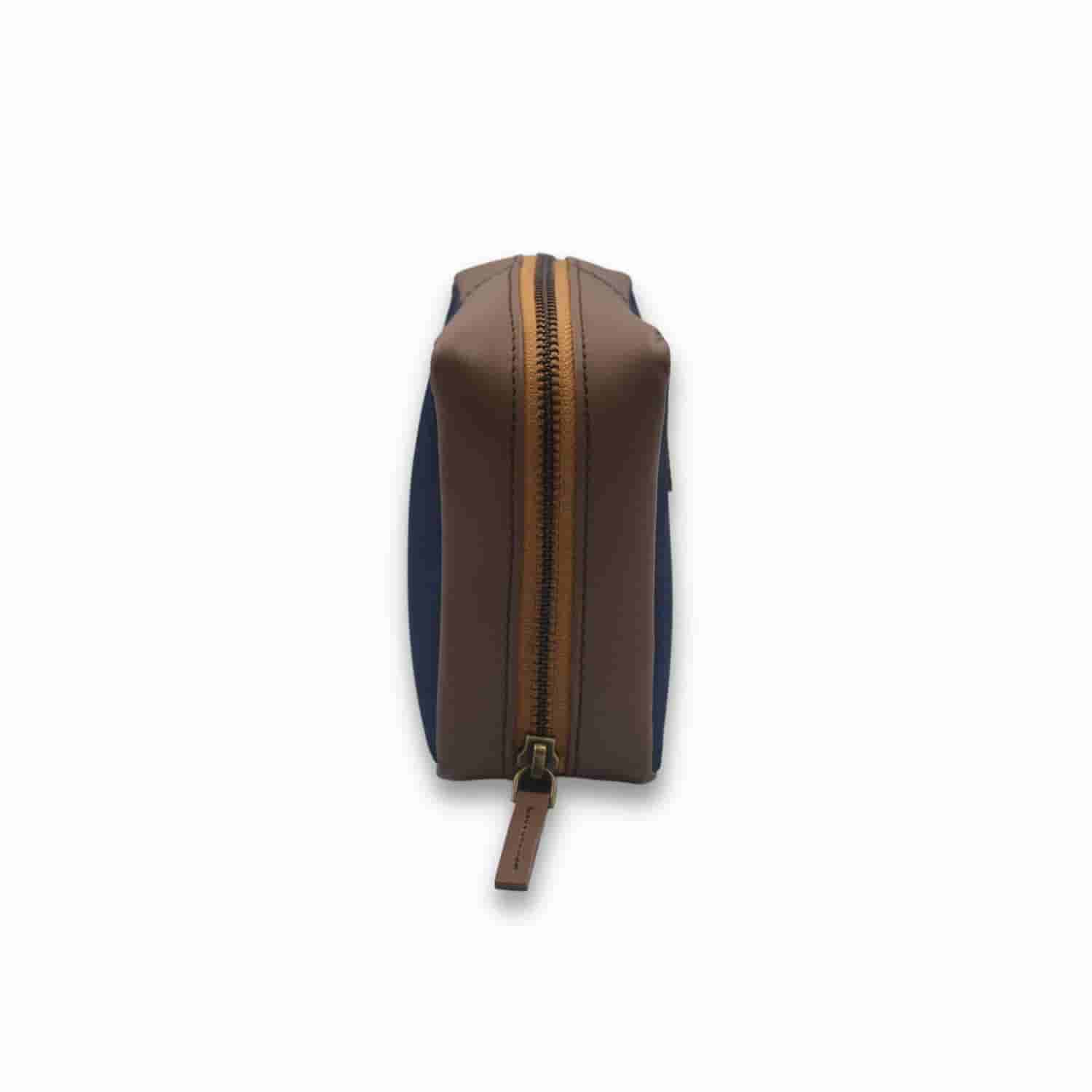 Leather Chef Tech Pouch Blue (Mini)