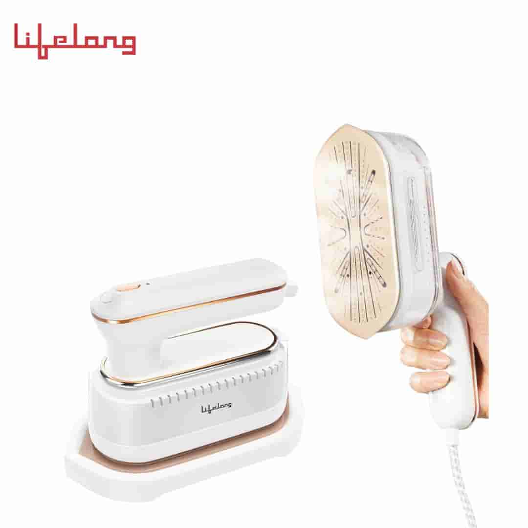 Lifelong 1250 Watt Mini Travel Steam Iron, Handheld | Portable Steam Iron | 90 ml Tank Capacity (LLGRMS901, White)