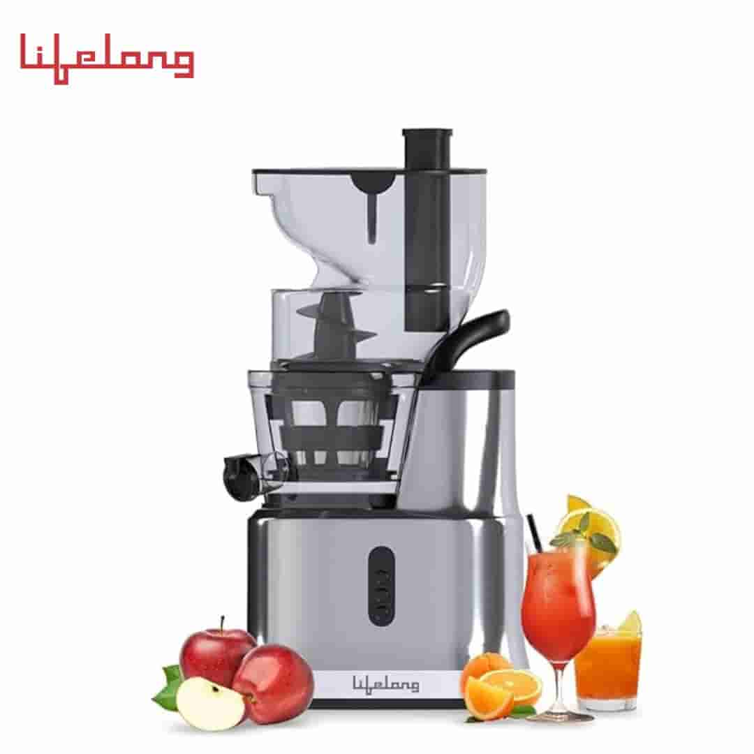 Lifelong LLSJ02 Cold Press whole Slow Juicer All-in-1 Fruit & Vegetable Juicer | Compact Design | Easy to Use | Single On/Off Button with Reverse Function | 200W�