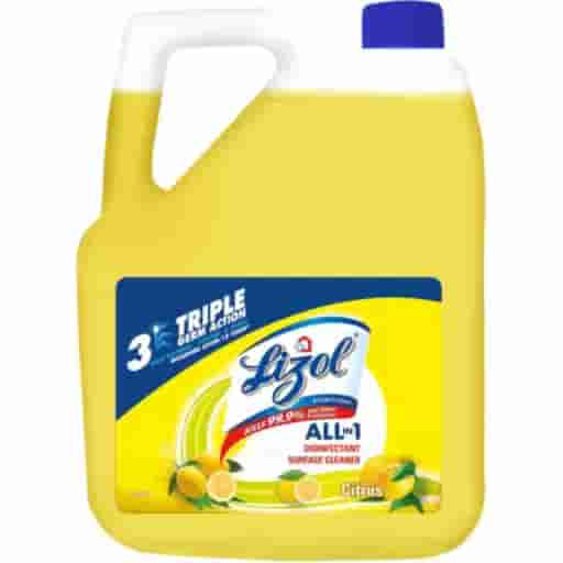Lizol Disinfectant Surface Cleaner Citrus 5Ltr