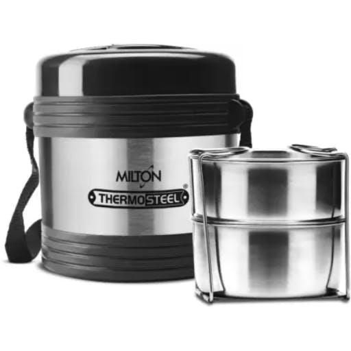 Milton Legend Deluxe 2 Containers Lunch Box (240 ml, Thermoware)
