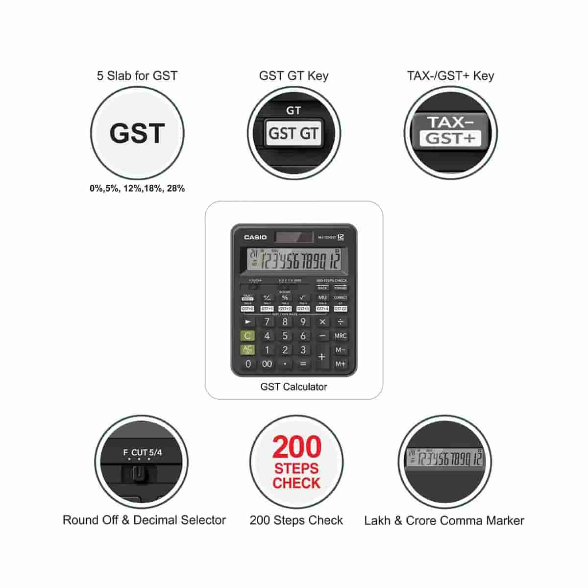 Casio GST Calculator MJ-120GST