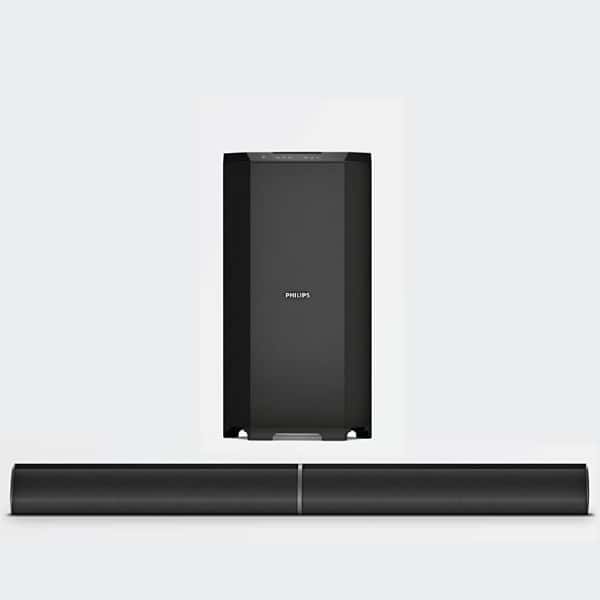 Philips Convertible 2.1 Sound Bar Black