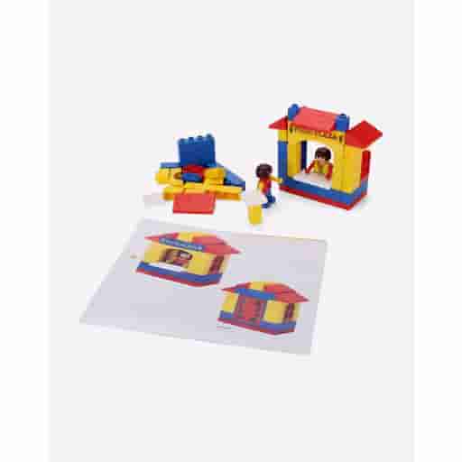 Peacock Kinder Blocks Food Plaza Set 1192